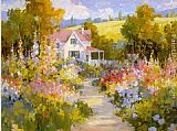 Path Canvas Paintings - The Garden Path way